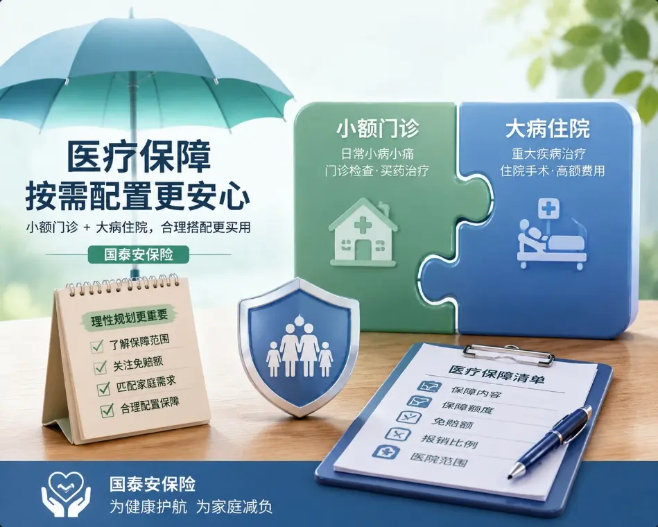买了医疗险却用不上？小额门诊和大病住院，到底应该怎么区分保障需求？(图1)
