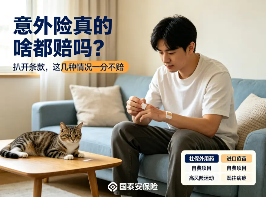 意外险真的“啥都赔”吗？扒开条款，这几种情况一分不赔(图1)